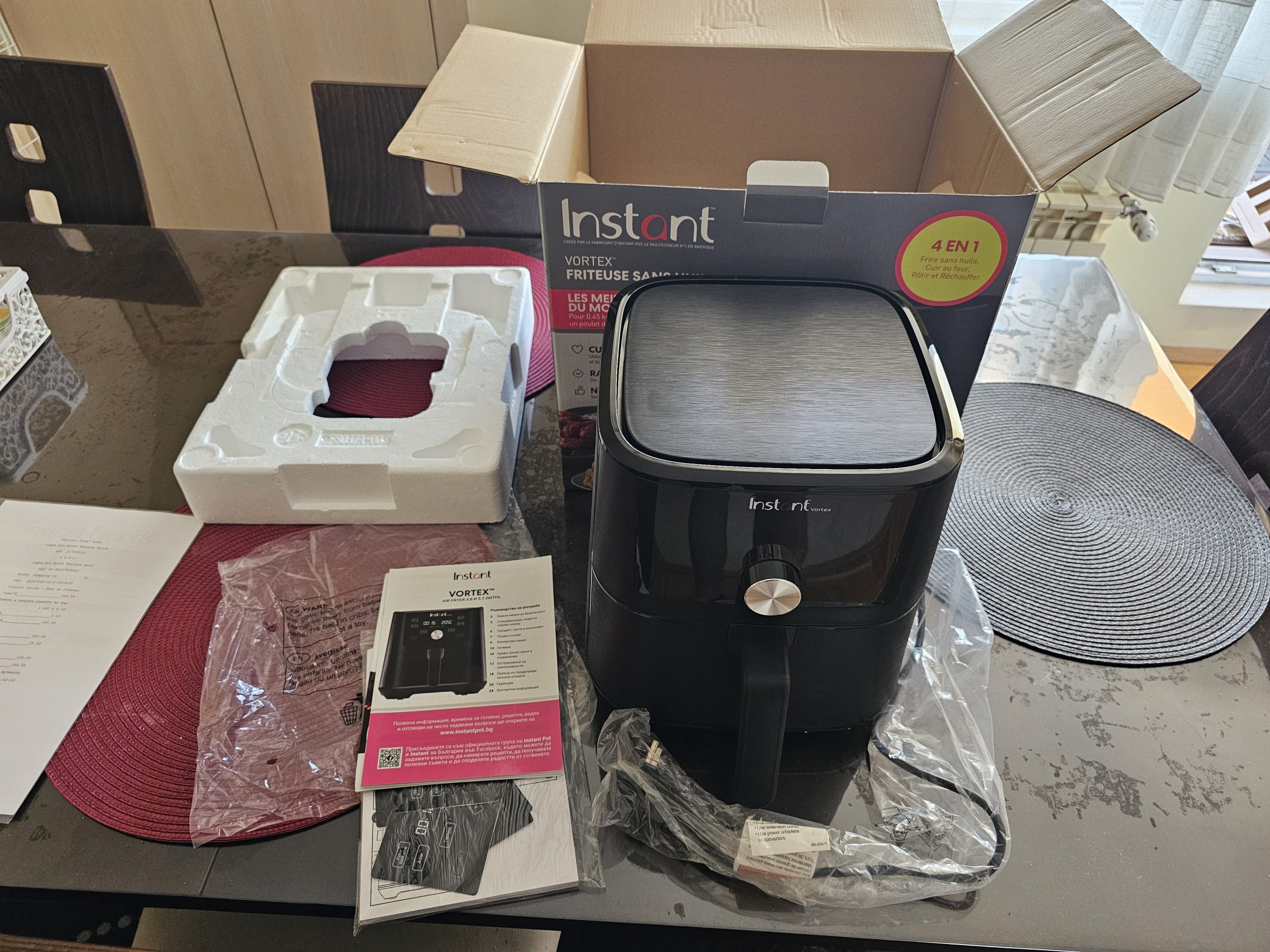 Използван Еър Фрайър   VORTEX AIR FRYER 3.7/3.8L  <