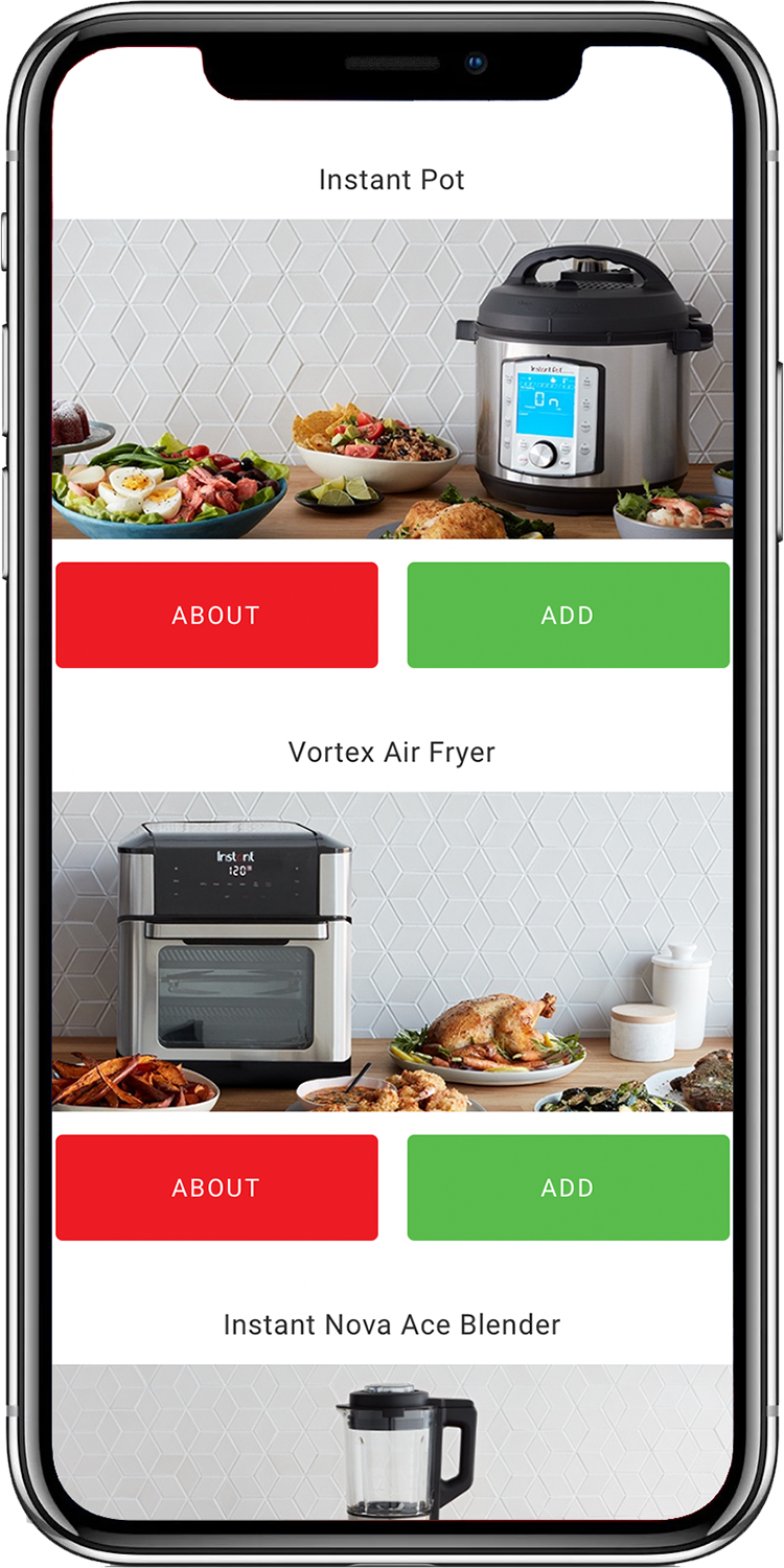 Instant Pot Приложение с рецепти