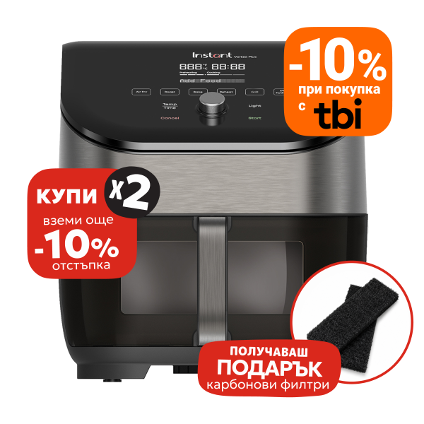 Instant Vortex PLUS ClearCook & OdourErase Air Fryer